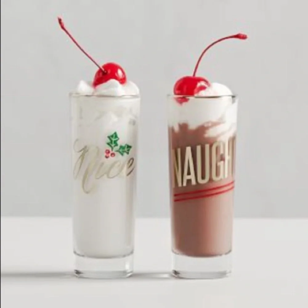 Pottery Barn | Christmas Shot Glasses Set